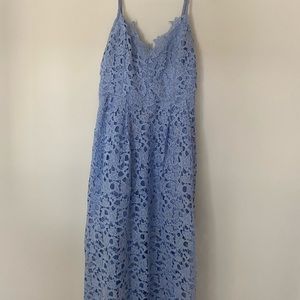 ASTR Periwinkle knee length dress